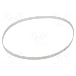 1 pcs x OPTIBELT - T2,5 600 1077ZA - Timing belt, T2.5, W: 10mm, H: 1.3mm, Lw: 600mm, Tooth height: 0.7mm