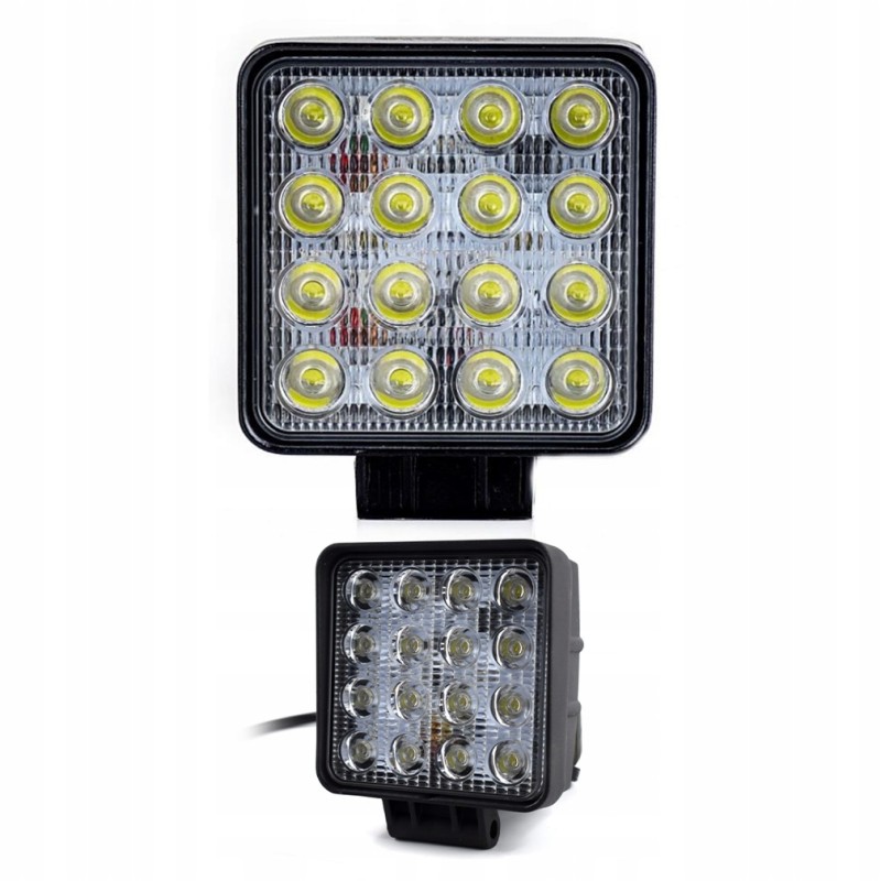 Kamar 16 LED 43W square work lamp