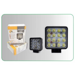 Kamar 16 LED 43W square work lamp
