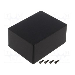 1 pcs x HAMMOND - 1590WCBK - Enclosure: multipurpose, X: 94mm, Y: 120mm, Z: 57mm, 1590W, aluminium