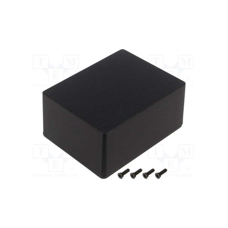 1 pcs x HAMMOND - 1590WCBK - Enclosure: multipurpose, X: 94mm, Y: 120mm, Z: 57mm, 1590W, aluminium