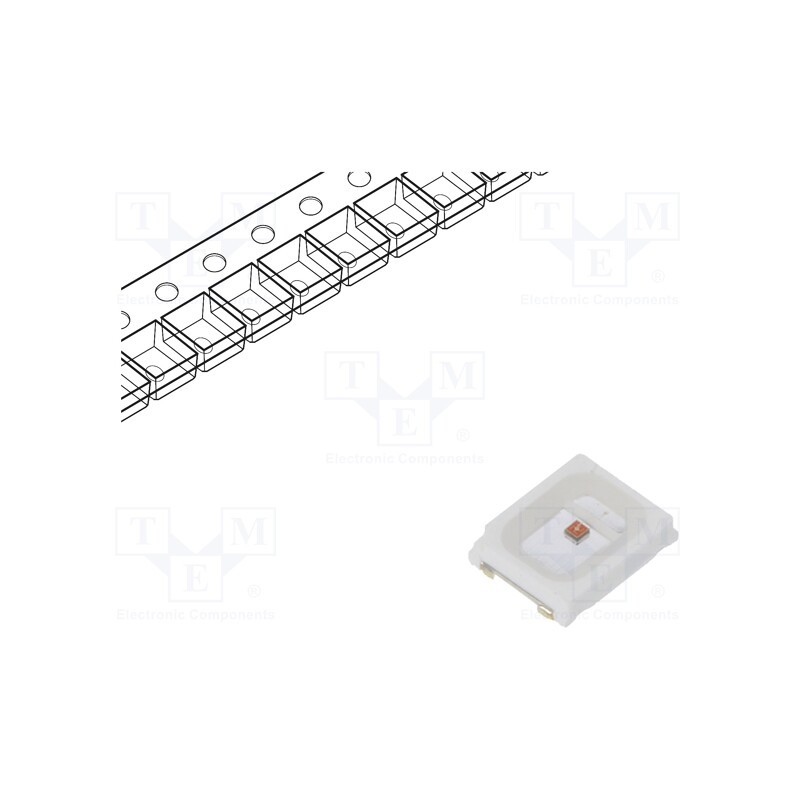 5 pcs x REFOND - RF-YURI35TS-AF-N - LED, SMD, 2835,PLCC2, yellow, 5÷8lm, 2.8x3.5x0.8mm, 120°, 1.8÷2.5V