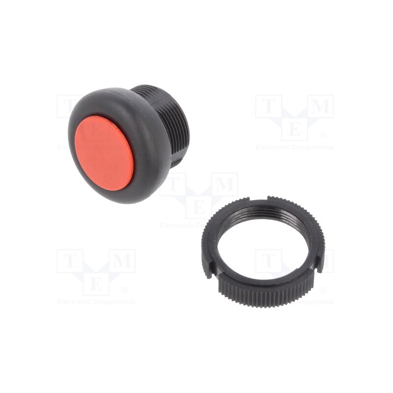 1 pcs x SCHNEIDER ELECTRIC - XACA9414 - Switch: push-button, Harmony XAC, flat, IP65, Actuator colour: red