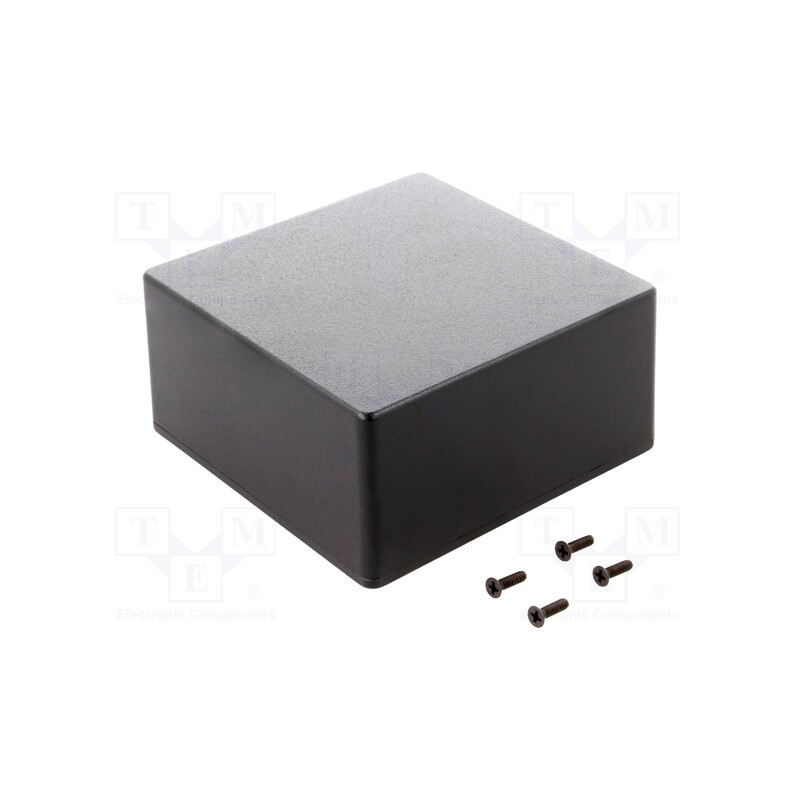 1 pcs x HAMMOND - 1590UBK - Enclosure: multipurpose, X: 120mm, Y: 120mm, Z: 55mm, 1590, aluminium