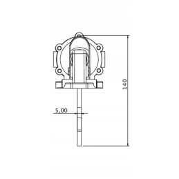 The Kramp fuel pump fits the SDF