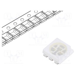5 pcs x FORYARD - FYLS-5050NUB3C - LED, SMD, 5050,PLCC6, blue, 3lm, 810÷1250mcd, 5.4x5x1.5mm, 120°