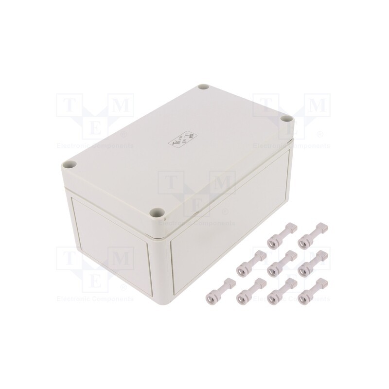 1 pcs x SPELSBERG - 11040601 - Enclosure: multipurpose, X: 110mm, Y: 180mm, Z: 90mm, TK PS, grey