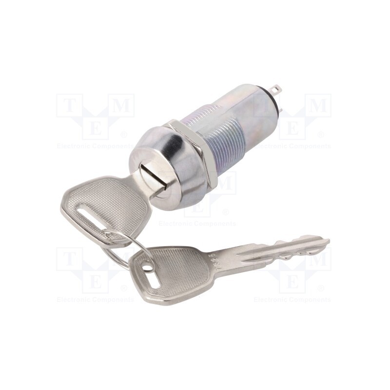 1 pcs x HIGHLY ELECTRIC - S-246-3C-2(SAME KEY CODE: 7325) - Switch: key switch, Stabl.pos: 2, Switch.method: ON-ON, Key: flat