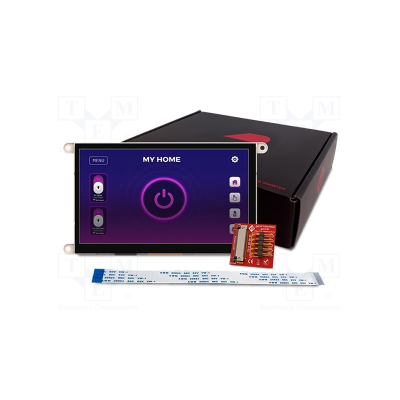 1 pcs x 4D Systems - GEN4-ULCD-70DCT-WVA - Display: TFT, 7', 800x480, Illumin: LED, 32kBRAM,192kBFLASH, 5VDC