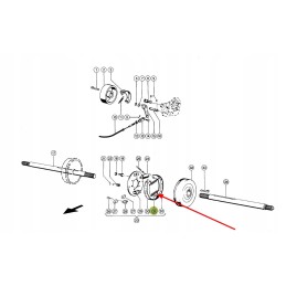 631867 0 brake shoe spring