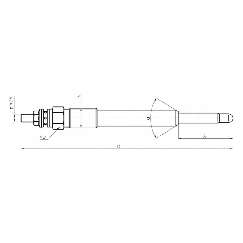 Deutz pencil bulb candle 5415813 151 120 106