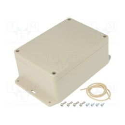 1 pcs x HAMMOND - RP1215BF - Enclosure: multipurpose, X: 105mm, Y: 145mm, Z: 60mm, Ritec, ABS, IP65