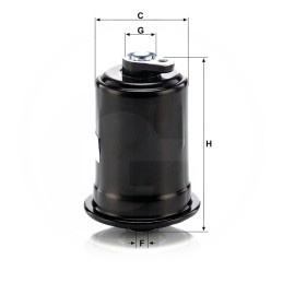 Fuel filter hyundai lantra 2 0 16v 97 mann filte