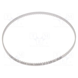1 pcs x OPTIBELT - T2,5 290 477ZA - Timing belt, T2.5, W: 4mm, H: 1.3mm, Lw: 290mm, Tooth height: 0.7mm
