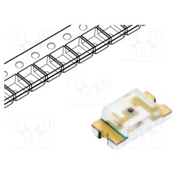 5 pcs x LITEON - LTST-C150KSKT - LED, SMD, 1206, yellow, 28÷112mcd, 3.2x1.6x1.1mm, 130°, 1.8÷2.4V