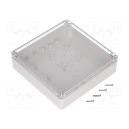 1 pcs x GAINTA - G2135C - Enclosure: multipurpose, X: 190mm, Y: 190mm, Z: 55mm, polycarbonate