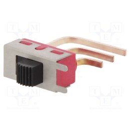 1 pcs x C&K - 1101M2S2AV2QE2 - Switch: slide, Pos: 2, SPDT, 3A/250VAC, 6A/28VDC, ON-ON, THT, 1000
