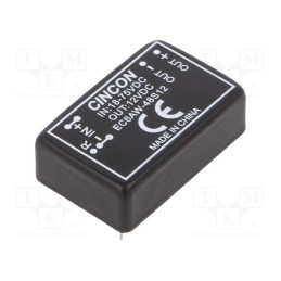 1 pcs x CINCON - EC6AW-48S12 - Converter: DC/DC, 8W, Uin: 18÷75V, Uout: 12VDC, Iout: 666mA, 100kHz