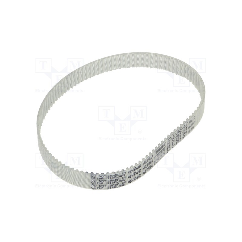 1 pcs x OPTIBELT - T2,5 265 1077ZA - Timing belt, T2.5, W: 10mm, H: 1.3mm, Lw: 265mm, Tooth height: 0.7mm