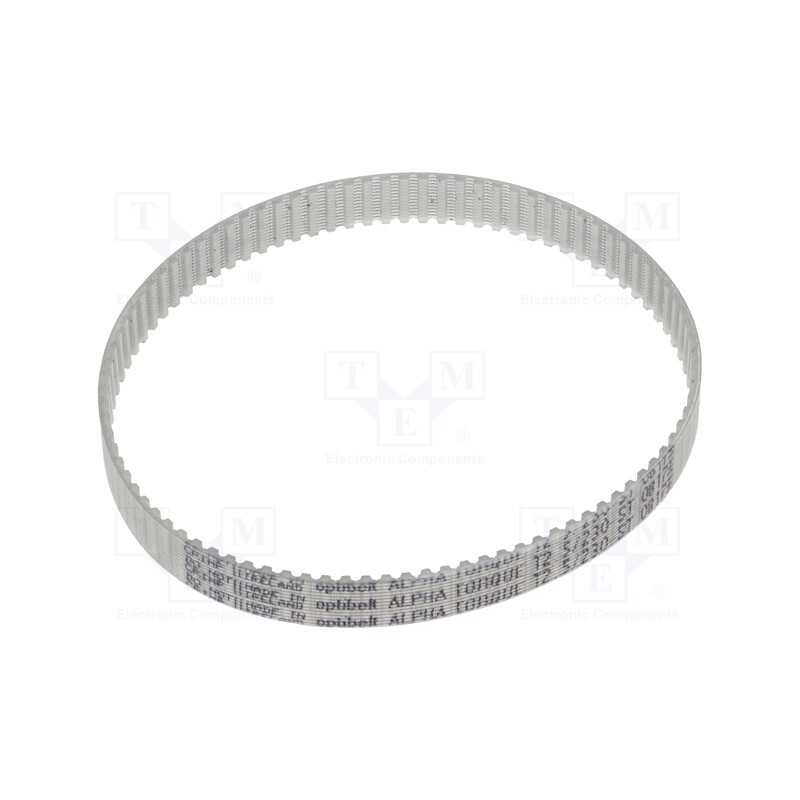 1 pcs x OPTIBELT - T2,5 230 877ZA - Timing belt, T2.5, W: 8mm, H: 1.3mm, Lw: 230mm, Tooth height: 0.7mm
