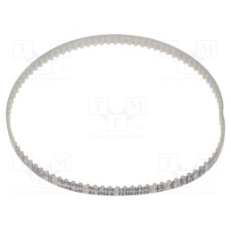 1 pcs x OPTIBELT - T2,5 230 477ZA - Timing belt, T2.5, W: 4mm, H: 1.3mm, Lw: 230mm, Tooth height: 0.7mm