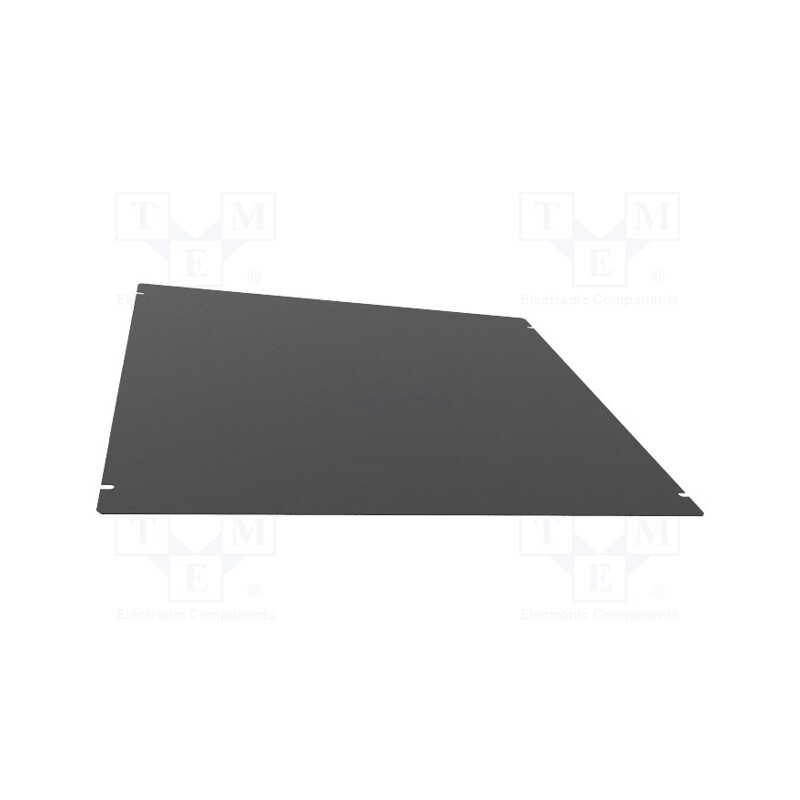 1 pcs x HAMMOND - 1431-38BK3 - Mounting plate, steel, Series: 1441, black
