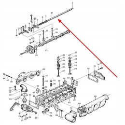 490b 03204 valve control lever