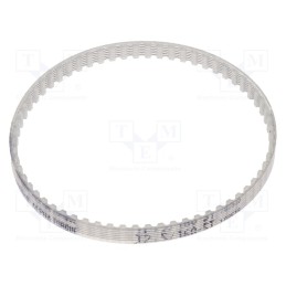 1 pcs x OPTIBELT - T2,5 160 477ZA - Timing belt, T2.5, W: 4mm, H: 1.3mm, Lw: 160mm, Tooth height: 0.7mm