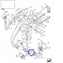 Hydraulic seal 47465268 new holland cnh
