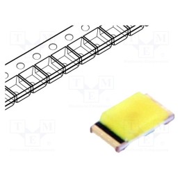 5 pcs x LITEON - LTW-C193TS5 - LED, SMD, 0603, white cold, 71÷146mcd, 130°, 5mA, 2.7÷3.15V, 76mW