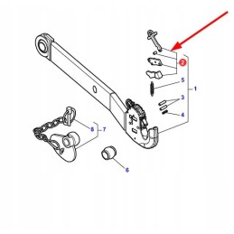 3903954m91 hanger arm latch