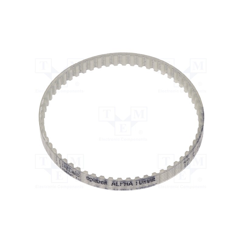 1 pcs x OPTIBELT - T2,5 150 477ZA - Timing belt, T2.5, W: 4mm, H: 1.3mm, Lw: 150mm, Tooth height: 0.7mm