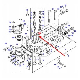 4223074m1 exhaust valve guide