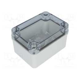 1 pcs x FIBOX - PC B 65 T - Enclosure: multipurpose, X: 80mm, Y: 110mm, Z: 65mm, PICCOLO, grey