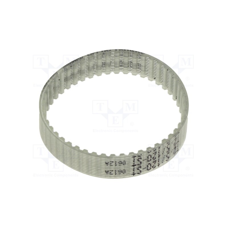 1 pcs x OPTIBELT - T2,5 120 877ZA - Timing belt, T2.5, W: 8mm, H: 1.3mm, Lw: 120mm, Tooth height: 0.7mm