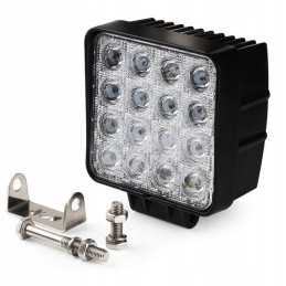 LED halogen work lamp, 16 diodes, tractor