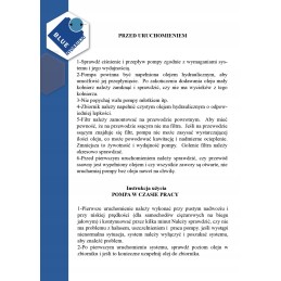 Angular piston hydraulic pump 105l