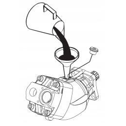Angular piston hydraulic pump 105l