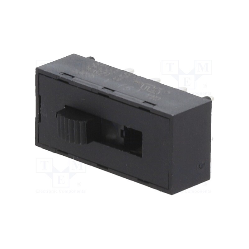 1 pcs x C&K - L203111MS02Q - Switch: slide, Pos: 3, DP3T, 2A/250VAC, 0.5A/125VDC, ON-ON-ON, THT