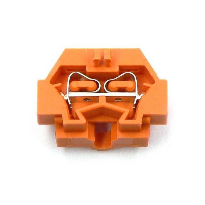 9 X DIN Rail Mount Terminal Block, 2 Ways, 28 AWG, 16 AWG, 1.5 mm², Clamp, 18 A