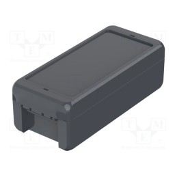 1 pcs x BOPLA - B 180806 ABS 7024 - Enclosure: multipurpose, X: 80mm, Y: 191mm, Z: 60mm, BOCUBE, ABS
