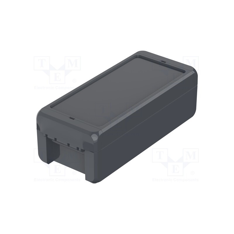 1 pcs x BOPLA - B 180806 ABS 7024 - Enclosure: multipurpose, X: 80mm, Y: 191mm, Z: 60mm, BOCUBE, ABS