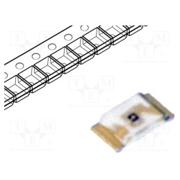 5 pcs x LITEON - LTST-C194KGKT - LED, SMD, 0603, green, 18÷112mcd, 1.6x0.8x0.3mm, 130°, 1.8÷2.4V