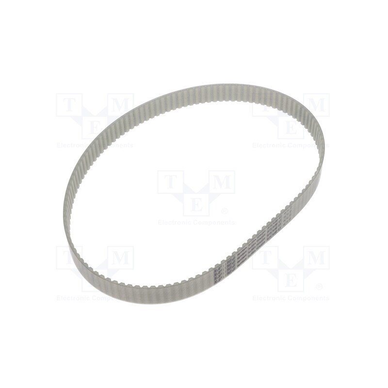 1 pcs x OPTIBELT - T10 500 1677ZA - Timing belt, T10, W: 16mm, H: 4.5mm, Lw: 500mm, Tooth height: 2.5mm