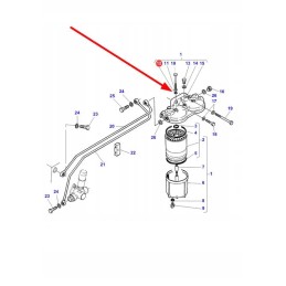 V836015919 fuel filter screw o-ring