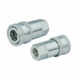 Hydraulic quick connector, euro socket, internal thread 1 4