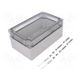 1 pcs x SPELSBERG - 10150801 -AS - Enclosure: multipurpose, X: 122mm, Y: 202mm, Z: 90mm, TG ABS, ABS