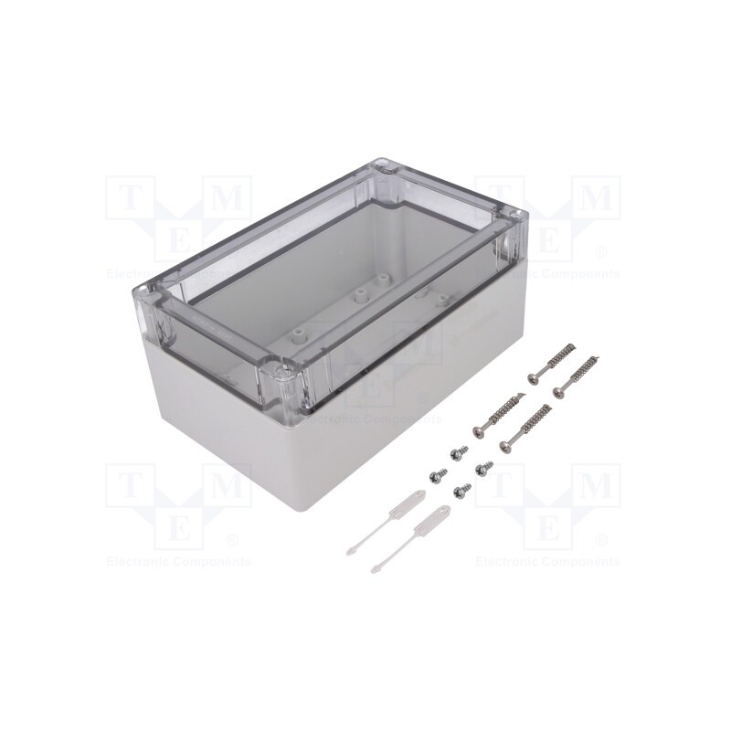 1 pcs x SPELSBERG - 10150801 -AS - Enclosure: multipurpose, X: 122mm, Y: 202mm, Z: 90mm, TG ABS, ABS