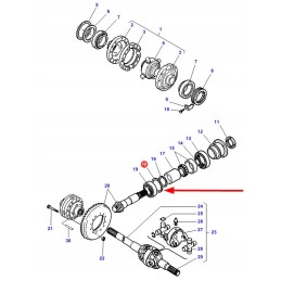 3428727m1 spacer washer 1 mm