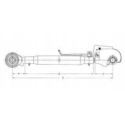 Upper connector, assembled hook eye, cat. 3 vpl5029
